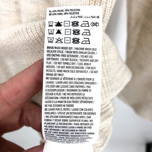 ROYAL ROBBINS Women's Westlands Sweater Small Cream Merino Wool NWT - Picture 12 of 13